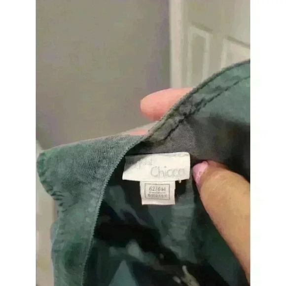 Chicco My first Baby Green Corduroy Overalls Size 6 months EUC - Picture 4 of 6